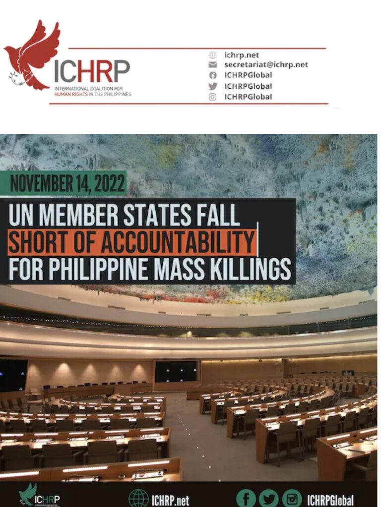 UN Member States Fall Short on Accountability for Philippine Mass Killings