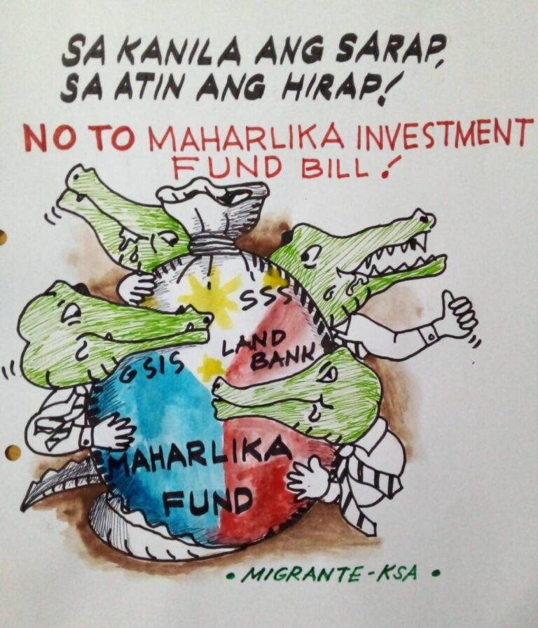 OFWs and Migrant Filipinos demand: Junk Maharlika Investment Fund Scheme now!