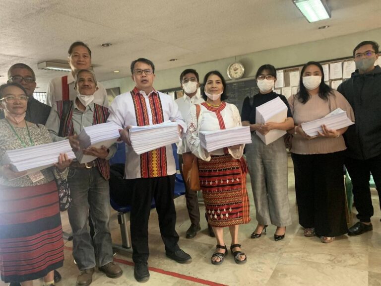 Four indigenous peoples’ rights defenders challenge their terrorist designation before Baguio court
