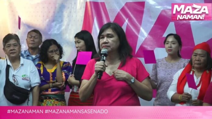 Liza Maza, a former Congresswoman, announced her candidacy for the Senate as a courageous stance to reform the corrupt system that has persistently afflicted the country's politics. "This is a protest run. I am running against the rotten, corrupt, and oppressive politics! “Tama na, sobra na!" exclaimed Maza before a crowd of OFW families and supporters.