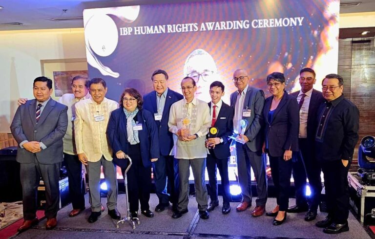 NUPL commends IBP’s landmark initiative and honors first Human Rights Awardees