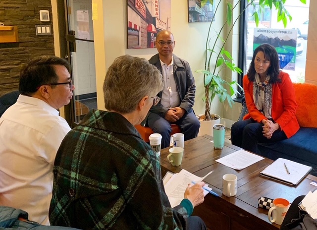 Colmenares spoke with NDP MP Heather McPherson, the Critic for Foreign Affairs and International Development, who is headquartered in Edmonton, Alberta, during his most recent human rights visit to Canada. On her official Facebook page, McPherson expressed her deep concern over reports of an increase in extrajudicial killings and abductions. McPherson said that "Canada should urge the Filipino government to adhere to international law and human rights." (Photo :ICHRP-Canada)