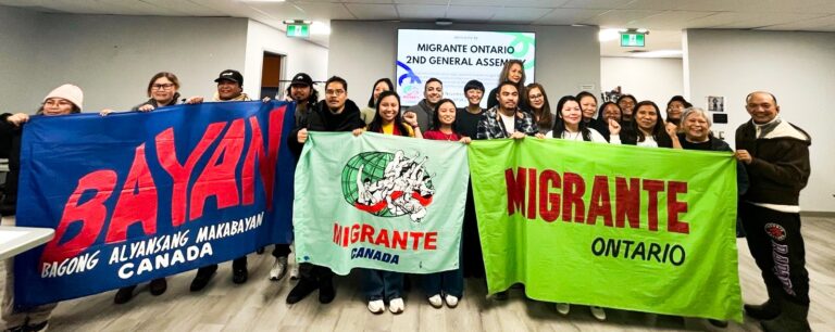 PERSERVERANCE IN ACTION: MIGRANTE ONTARIO CONVENES ITS SECOND GENERAL ASSEMBLY