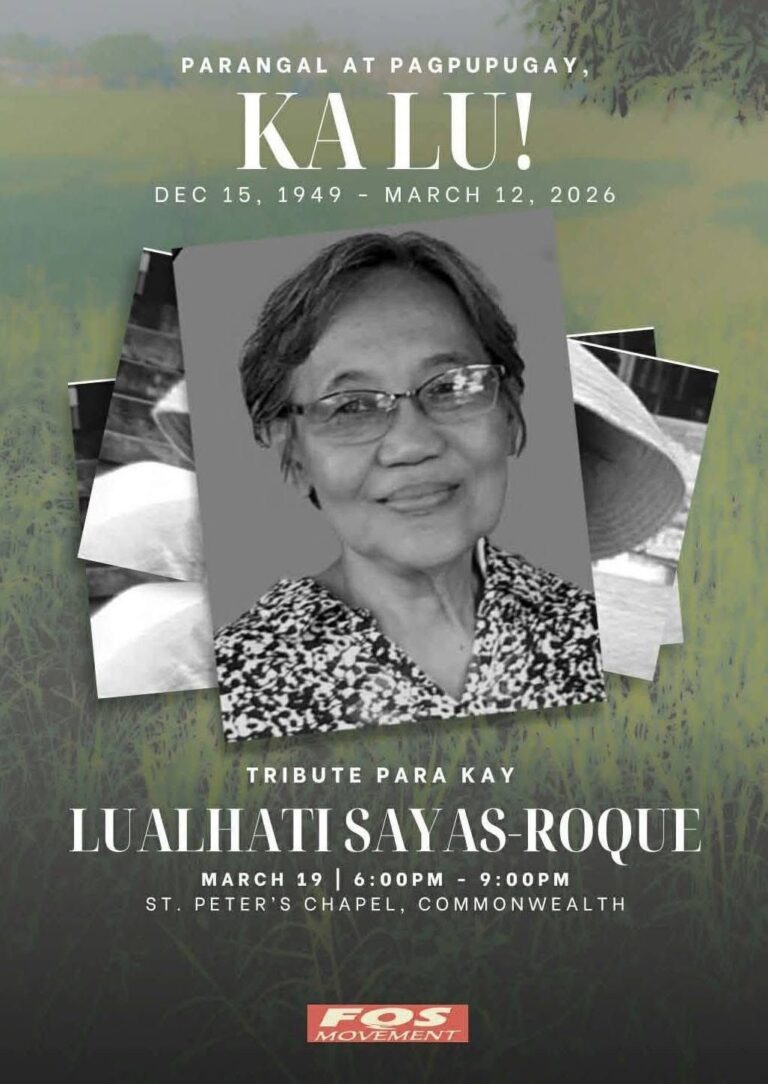 Lu Roque’s gallant struggle