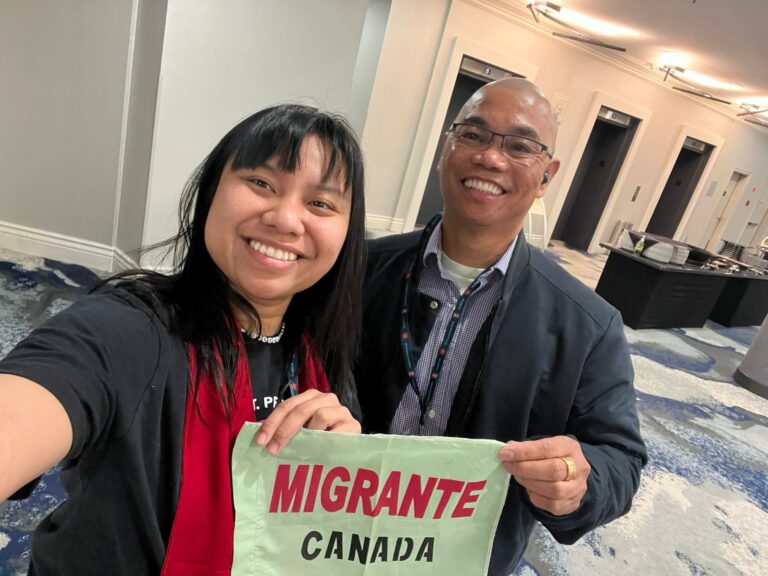 Migrante Canada at the 2026 CUPE Saskatchewan Convention
