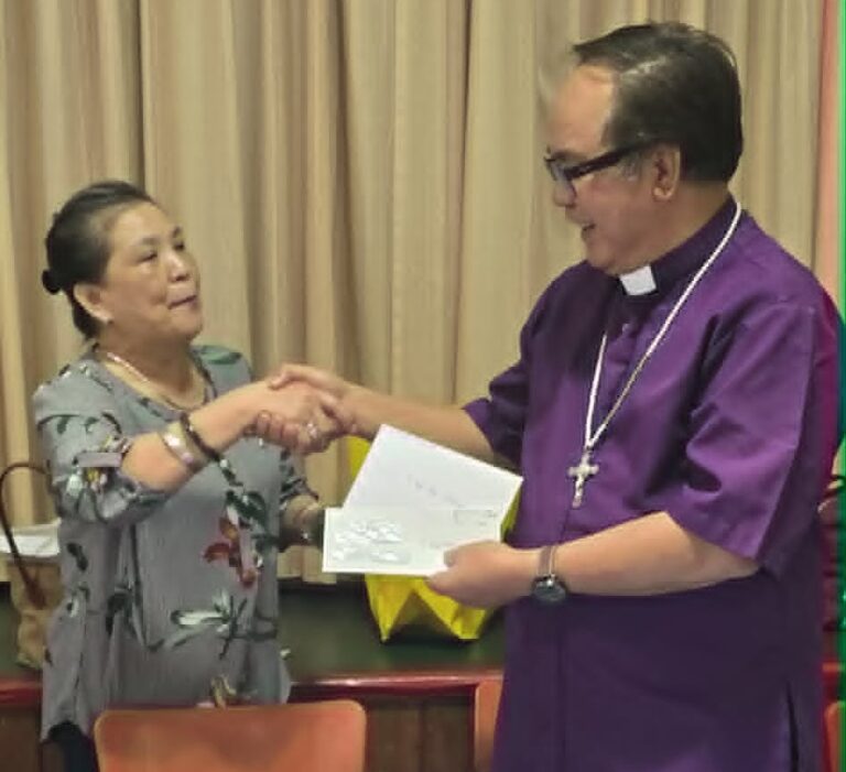 Thank you, Bishop Alex Wandag!