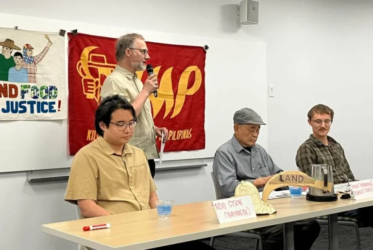Filipino Peasant Leader Danilo “Ka Daning” Ramos Raises Human Rights Concerns and Calls for International Solidarity